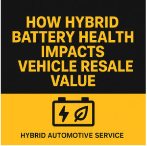 How Hybrid Battery Health Impacts Vehicle Resale Value