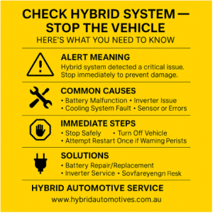 Check Hybrid System – Stop the Vehicle in a Safe Place: What It Really Means