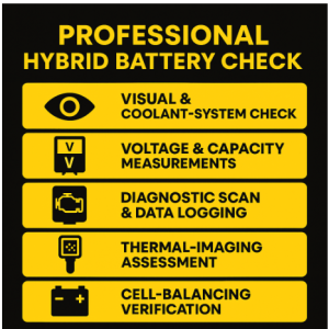 What to Expect from a Professional Hybrid Battery Condition Check