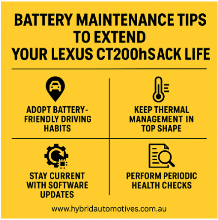 Battery Maintenance Tips for Lexus CT200h – Extend Hybrid Battery Life