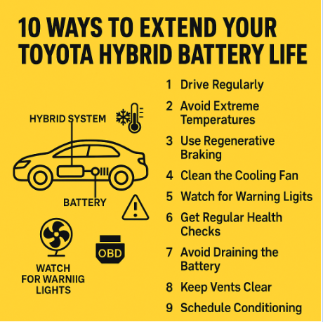 Top 10 Tips to Maintain Your Toyota Hybrid Battery and Save on Replacement Costs