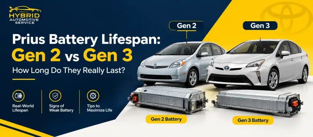 Prius Battery Lifespan: Gen 2 vs Gen 3 — How Long Do They Really Last?